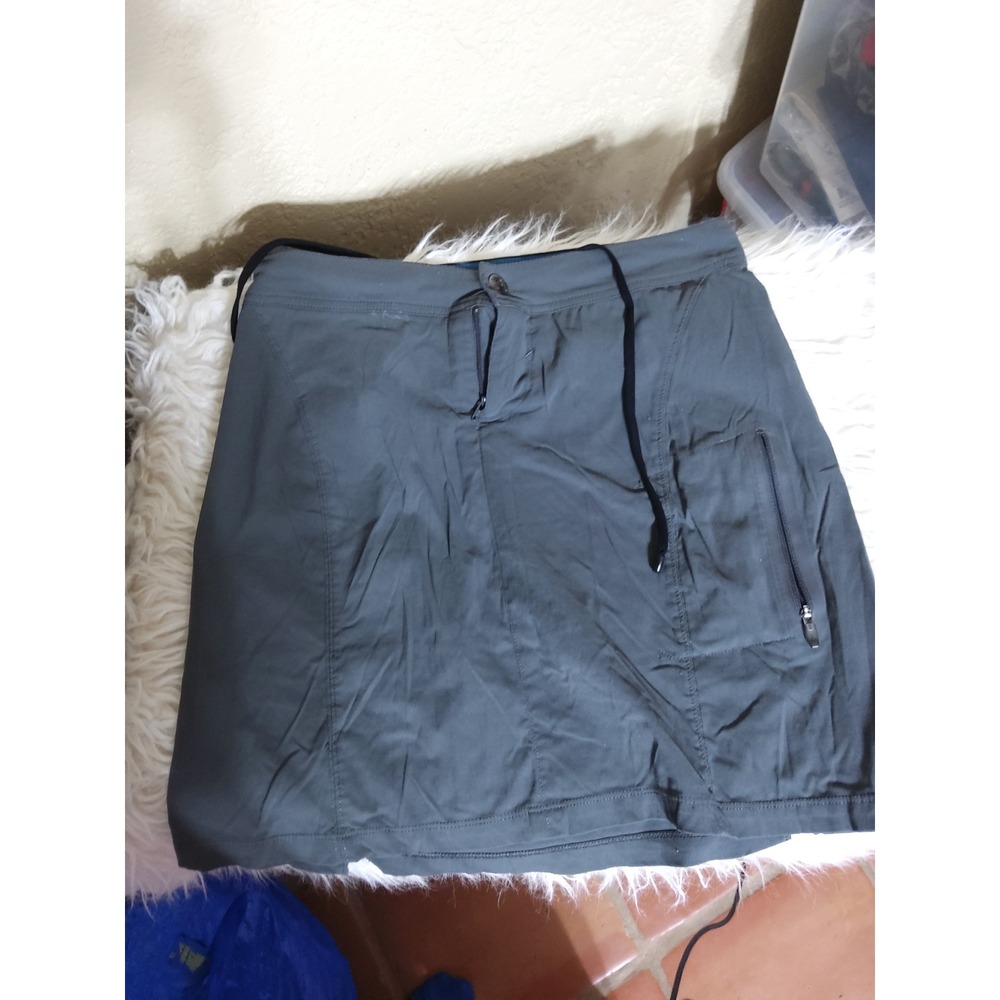 Columbia Omni-Shield Outdoor Skirt Gray Hiking Travel Active Womens Size 2/34